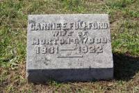 Gravemarker for Carrie E Fulford